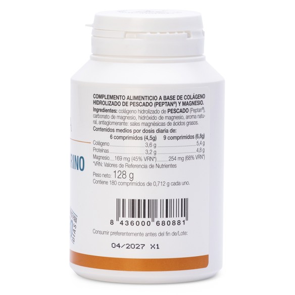COLÁGENO MARINO CON MAGNESIO Sabor limón (180 comp.)