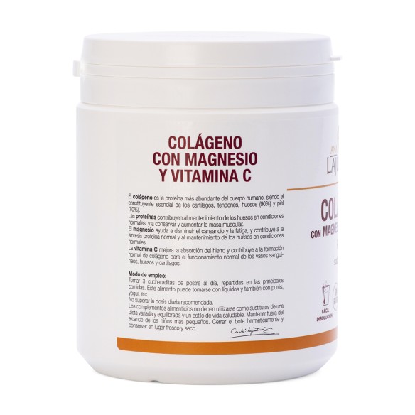 COLAGENO CON MAGNESIO + VIT.C Sabor fresa (350 gr) - Polvo