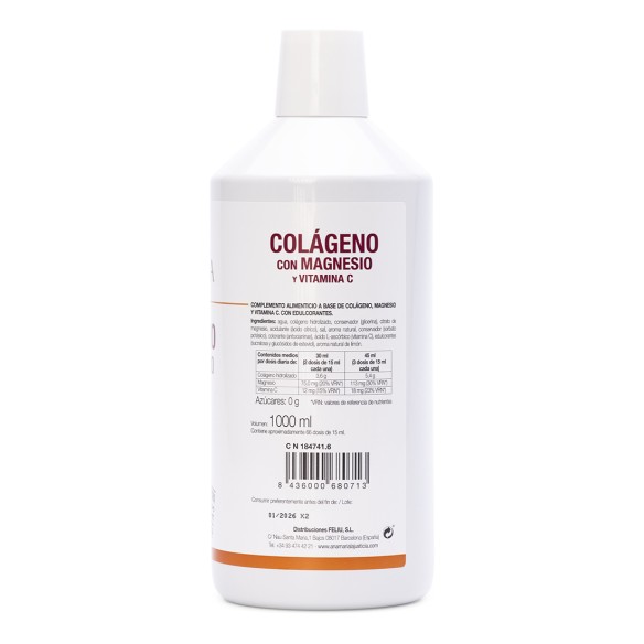 COLLAGEN WITH MAGNESIUM + VIT.C Cherry flavour (1L) - Liquid