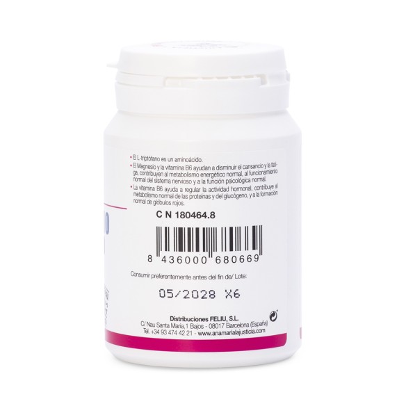 TRYPTOPHAN WITH MAGNESIUM + VITAMIN B6 (60 tablets)
