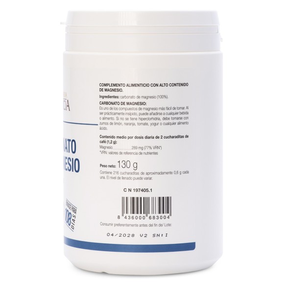 CARBONATO DE MAGNESIO (130 gr) - Polvo