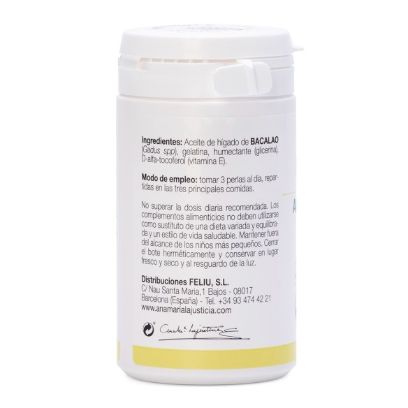 ACEITE DE HIGADO DE BACALAO (90 perlas)