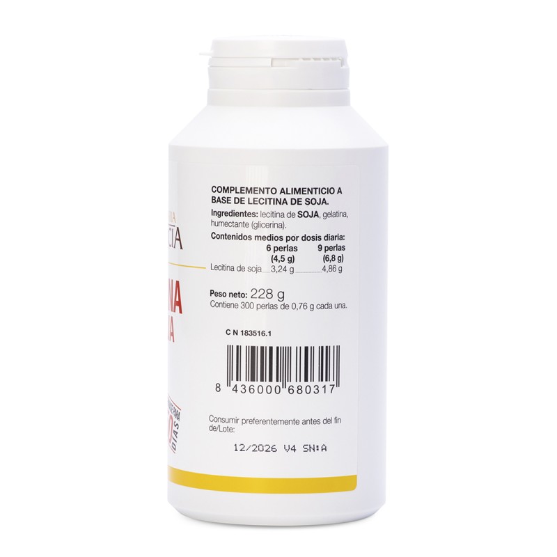 LECITINA DE SOJA (300 perlas)