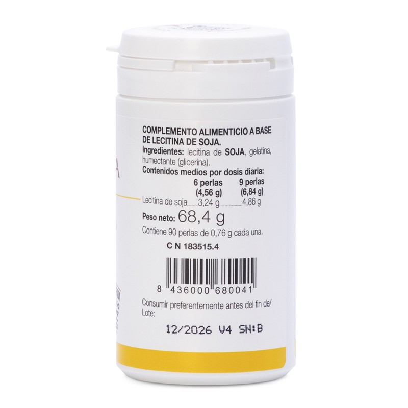 LECITINA DE SOJA (90 Perlas)