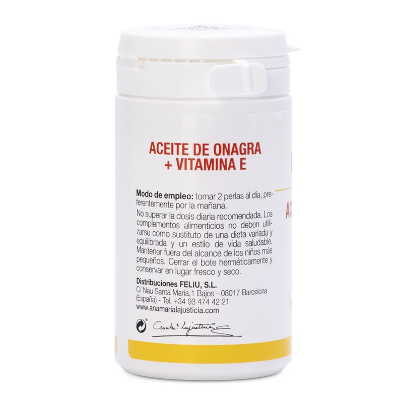 ACEITE DE ONAGRA + VITAMINA E (80 perlas)