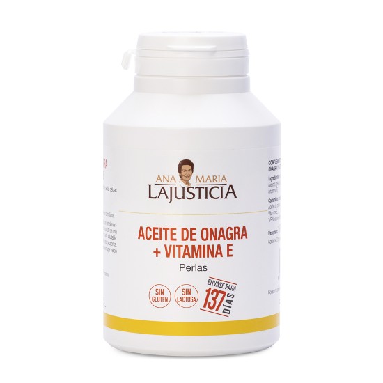 ACEITE DE ONAGRA + VITAMINA E (275 perlas)