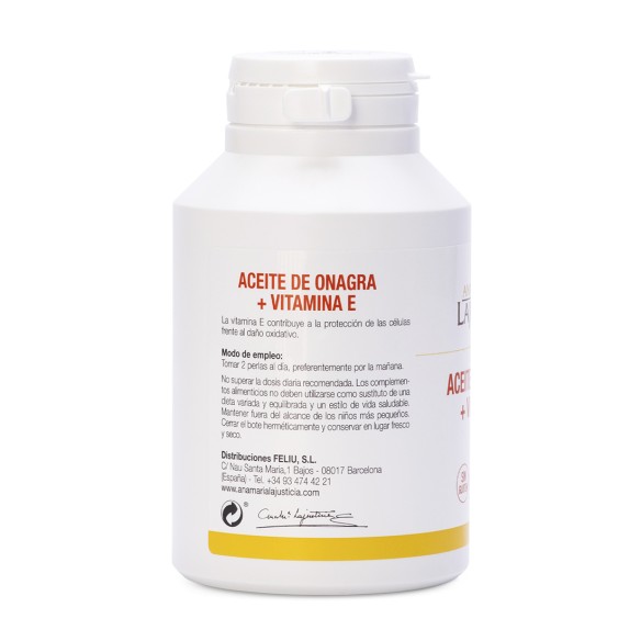 ACEITE DE ONAGRA + VITAMINA E (275 perlas)