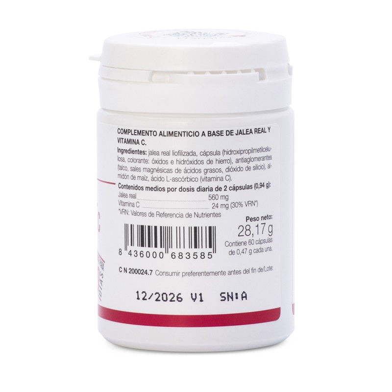 JALEA REAL CON VITAMINA C (60 cap.)