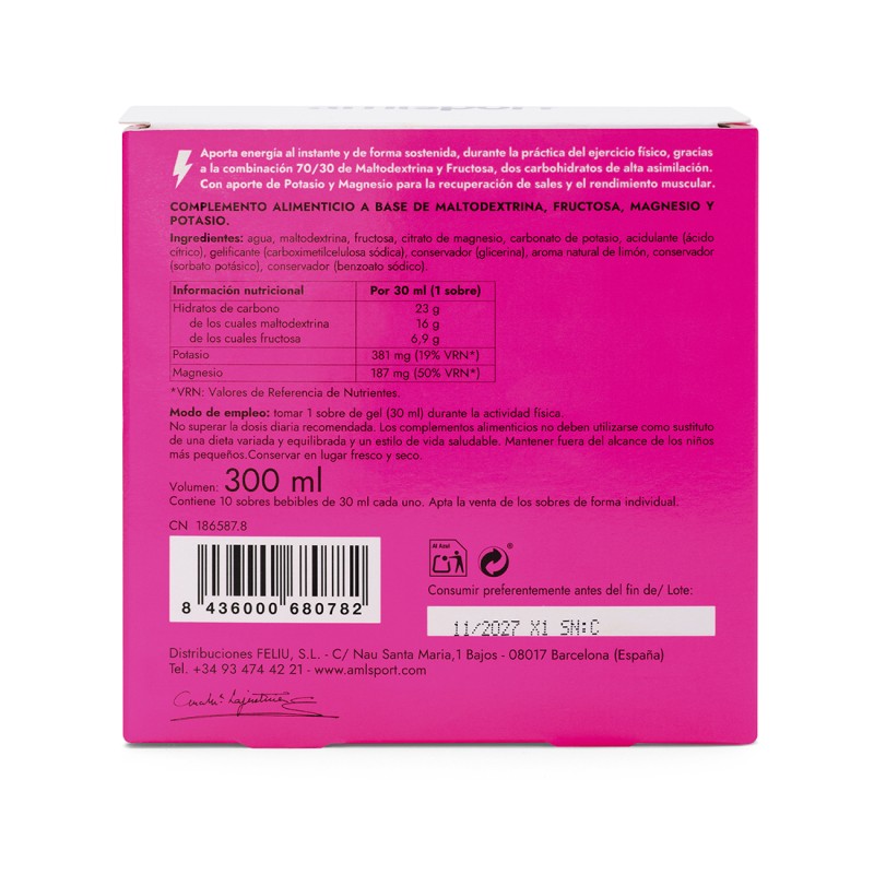 GLUCOMAG 70/30 GEL Sabor limón (10 sobres de...