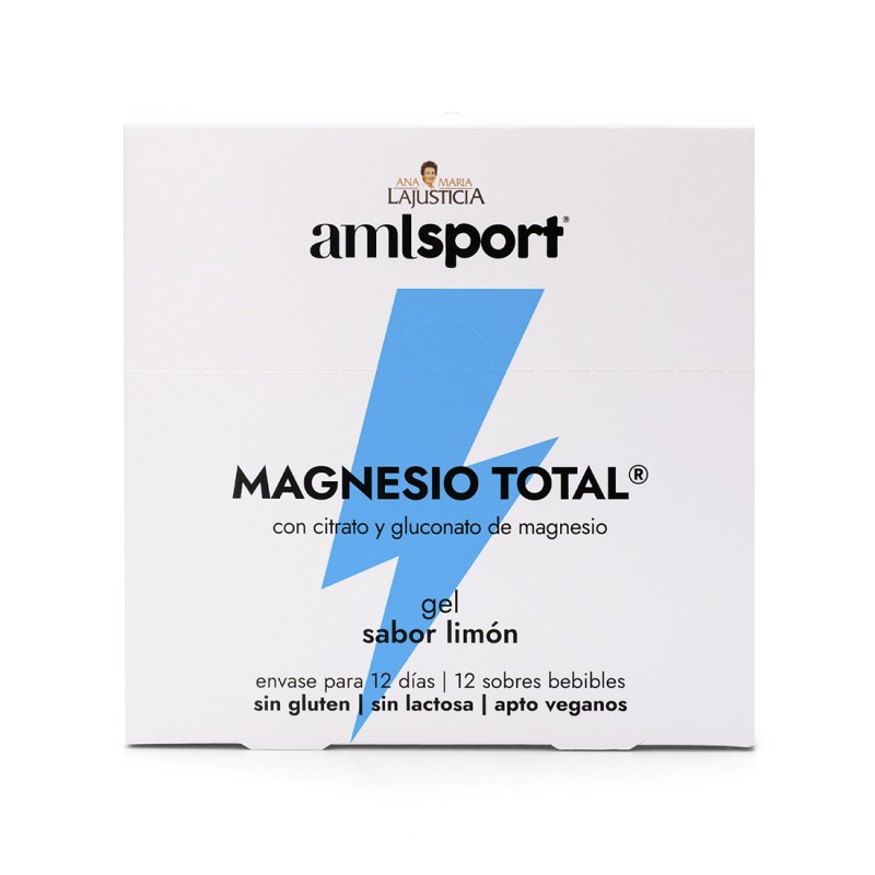 MAGNESIO TOTAL GEL Sabor limón (12 sobres de...