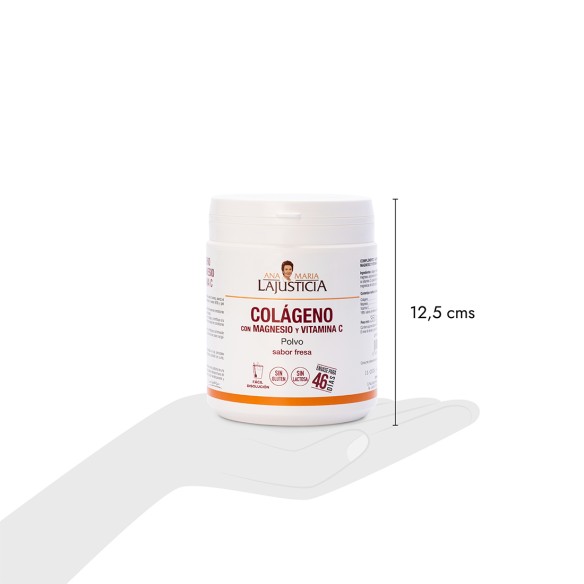 COLLAGEN WITH MAGNESIUM + VIT.C Strawberry flavour (350 gr) - Powder