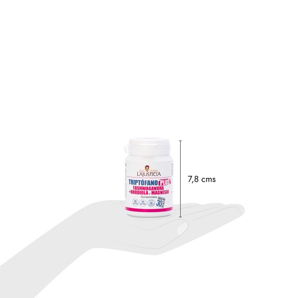 TRIPTOFANO PLUS CON ASHWAGANDHA+ RHODIOLA Y MAGNESIO (60 comp.)