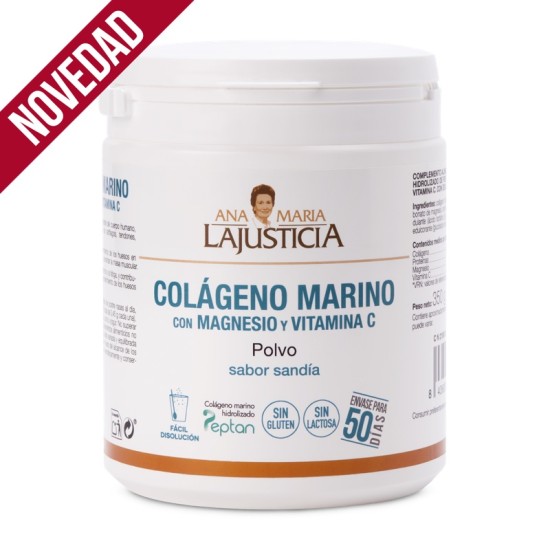 COLÁGENO MARINO CON MAGNESIO Y VITAMINA C Sabor sandía...
